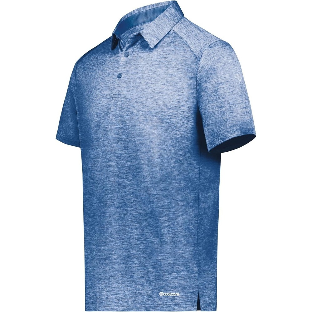 Holloway Men's #222572 Electrify Coolcore UPF 50+ Polo - Navy Heather - 2XL